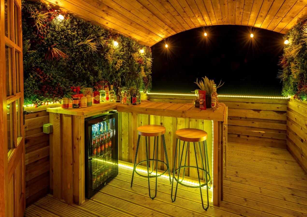 Apartamento Ashwood Shepherd Hut -Ockeridge Rural Retreats Worcester Exterior foto