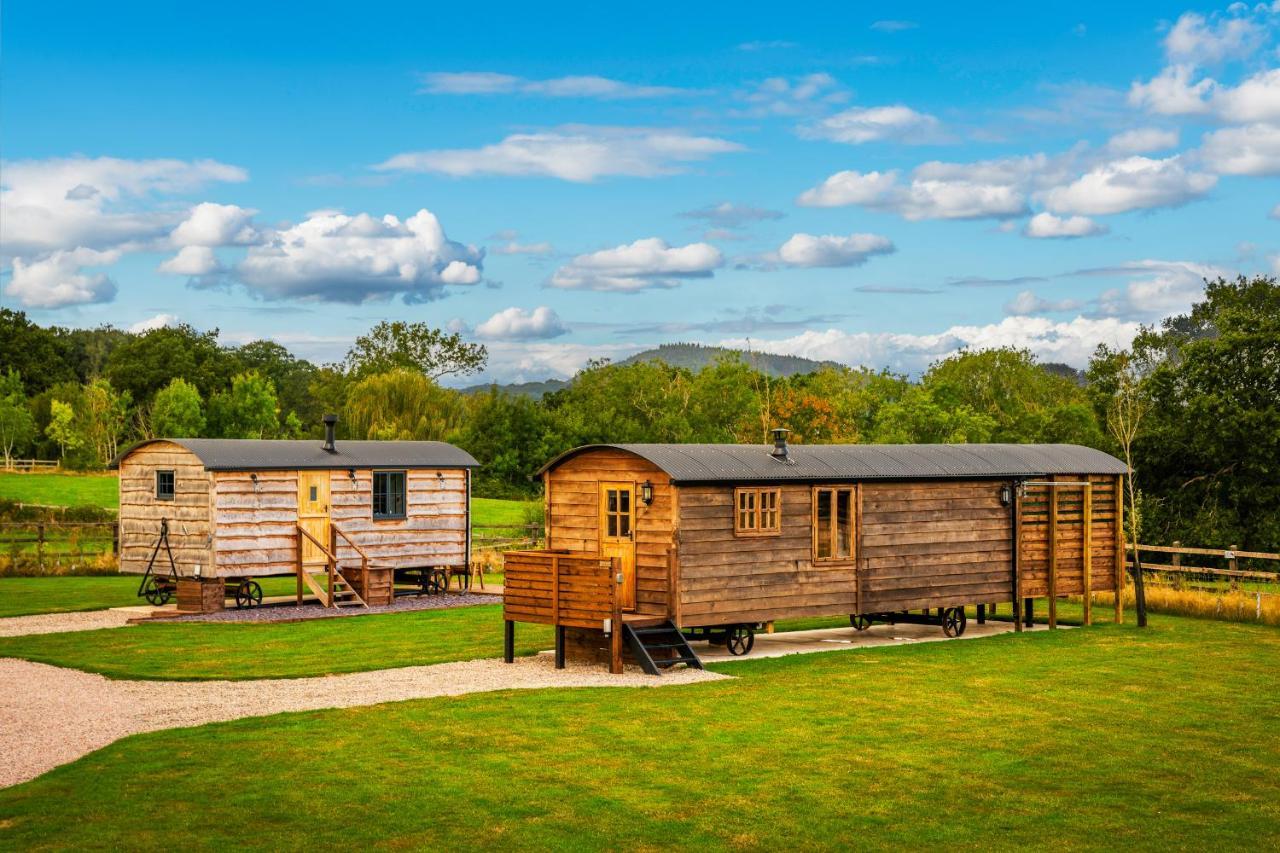 Apartamento Ashwood Shepherd Hut -Ockeridge Rural Retreats Worcester Exterior foto